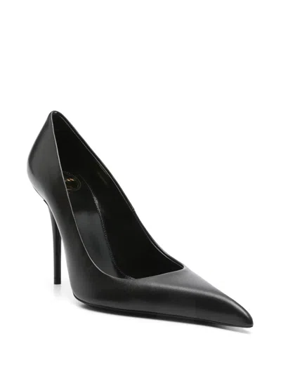 Saint Laurent 100mm Élysée Pumps In Blue