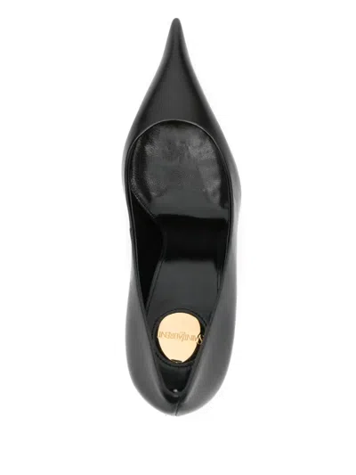 Saint Laurent 100mm Élysée Pumps In Blue