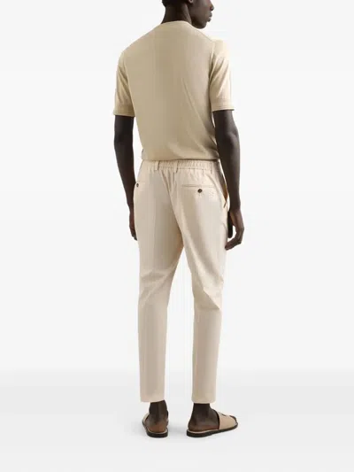 Dolce & Gabbana Pressed-crease Trousers In Brown