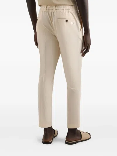 Dolce & Gabbana Pressed-crease Trousers In Brown