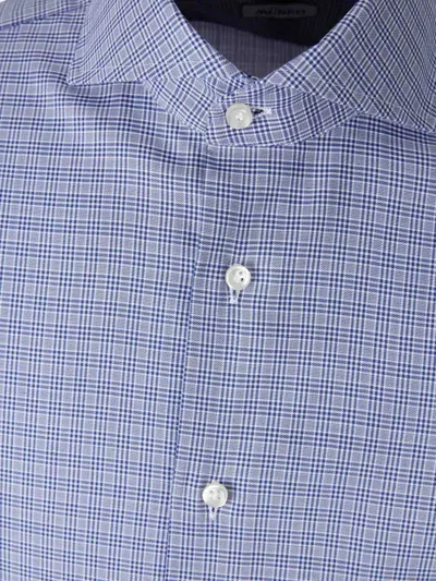 Atelier Munro Checked Shirt In Blue