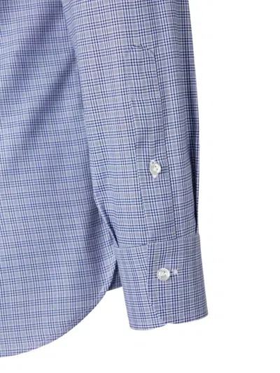 Atelier Munro Checked Shirt In Blue