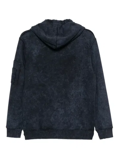 Alpha Industries Unfrm Army Hoodie In Blue