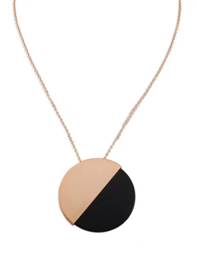 Pre-owned Calvin Klein Vintage Two-tone Design Necklace