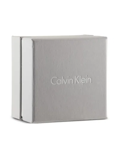 Pre-owned Calvin Klein Vintage Two-tone Design Necklace
