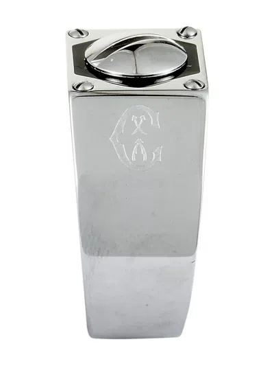 Pre-owned Charriol Logo-engraved Ring In Silver