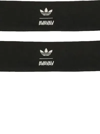 Adidas Originals Logo-embroidered Headband In Black