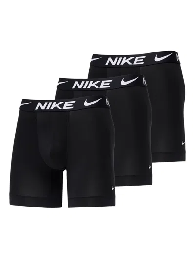 Nike Dri-fit Boxer Briefs (pack Of Three) In Black