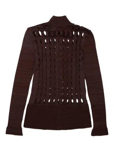 Anne Isabella Cut-out Knit Sweater
