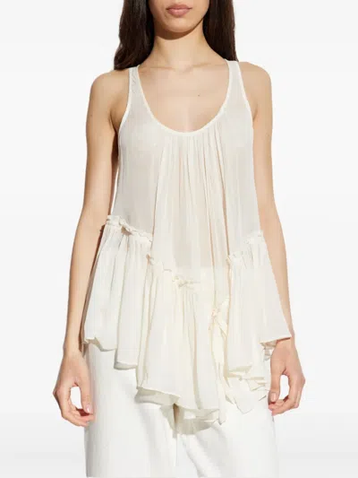 Allsaints Rach Top In White