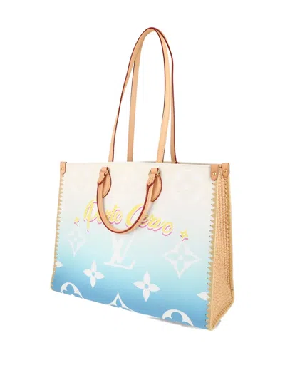 Pre-owned Louis Vuitton Porto Cervo Tote Bag In Neutral