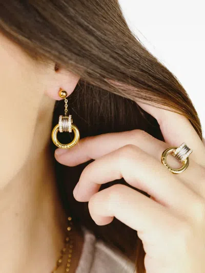Charriol Forever Embrace Earrings In Gold