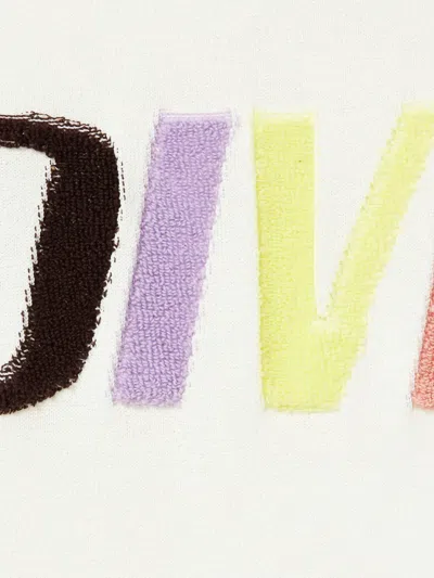 La Doublej Divine Embroidered T-shirt In White