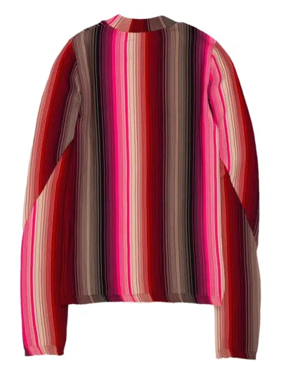 Anne Isabella Stripe Long-sleeve Sweater In Multi