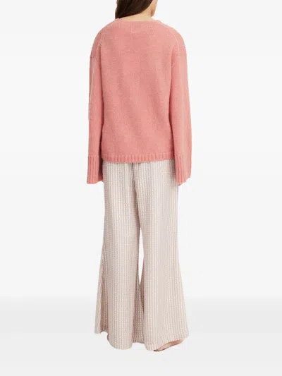 By Malene Birger High-waist Palazzo Trousers In Neutral