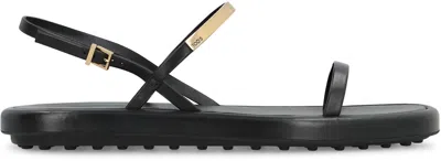 Tod's Leather Flat Sandals