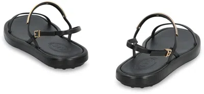Tod's Leather Flat Sandals