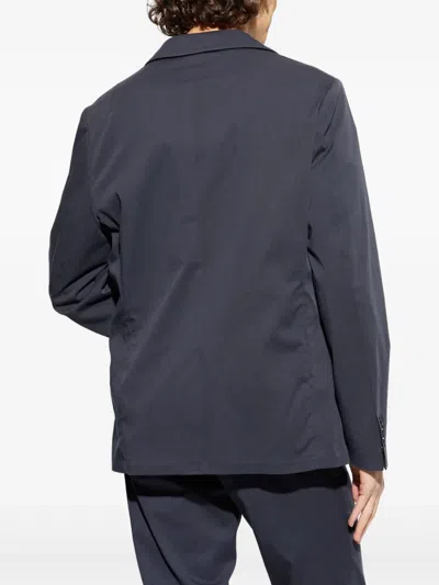 Allsaints Single-breasted Blazer In Blue