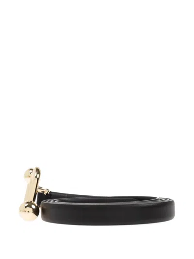 Sportmax S-shaped Buckle Belt In Black