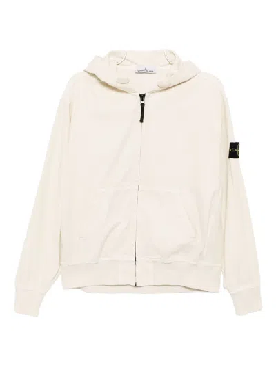 Stone Island Cotton Hoodie In Neutral