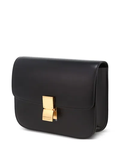 Pre-owned Celine Medium Classic Box Crossbody Bag In Black