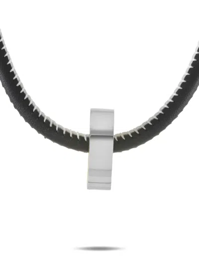 Pre-owned Calvin Klein Vintage Logo-engraved Necklace