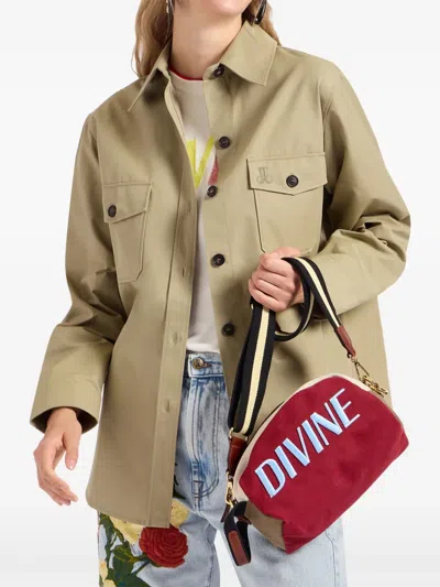 La Doublej Embroidered Cotton Jacket In Green