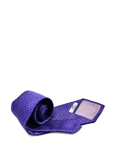 Castangia Polka-dot Silk Tie