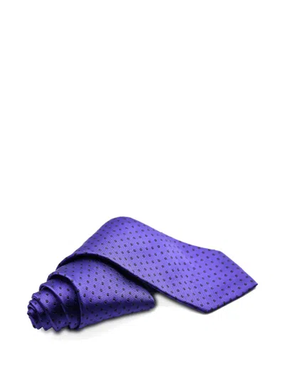 Castangia Polka-dot Silk Tie