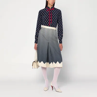 Valentino Silk Shirt With Paisley Print