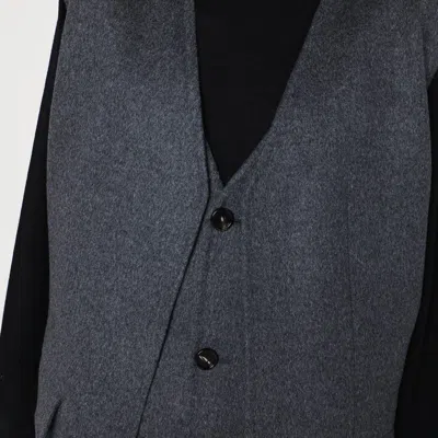 Bottega Veneta Reversible Grey Wool Vest