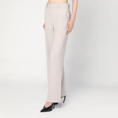 Victoria Beckham Pumice-coloured Trousers In Wool Blend In Neutral