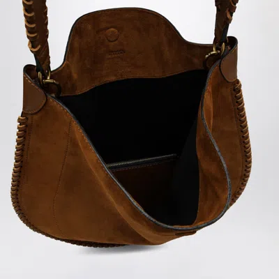 Isabel Marant Oskan Soft Cognac Suede Hobo Bag