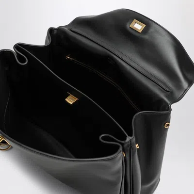 Balenciaga Smooth Black Calfskin Medium Rodeo Bag Women In Black