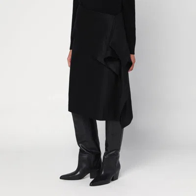 Ferragamo Salvatore Draped Asymmetric Skirt Basque