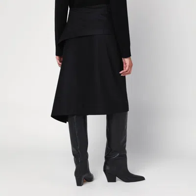 Ferragamo Salvatore Draped Asymmetric Skirt Basque