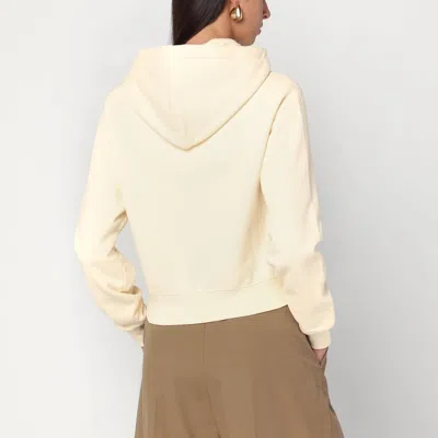 Jacquemus Cotton Hoodie With Drawstring Hood And Ribbed Details