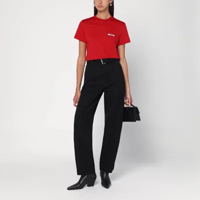 Jacquemus Round Neck Short Sleeve T-shirt