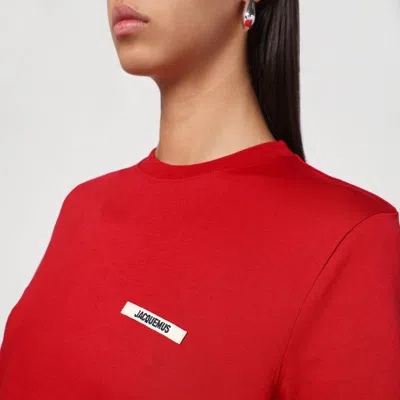 Jacquemus Round Neck Short Sleeve T-shirt