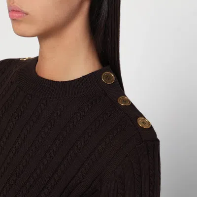 Golden Goose Brown Wool Blend Sweater