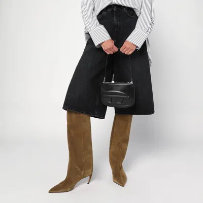 Diesel Black 1dr Twin Shoulder Bag