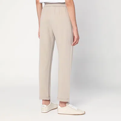 Brunello Cucinelli Beige Cotton Joggers
