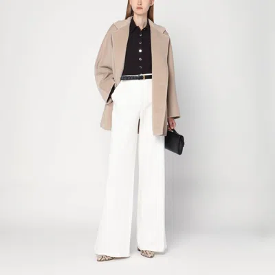 Max Mara 101801 Icon Short Coat In Écru