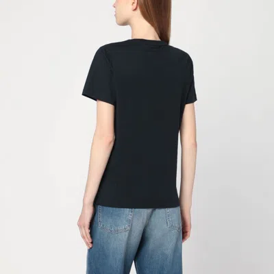 Maison Kitsuné Double Fox Head Patch Cropped T-shirt