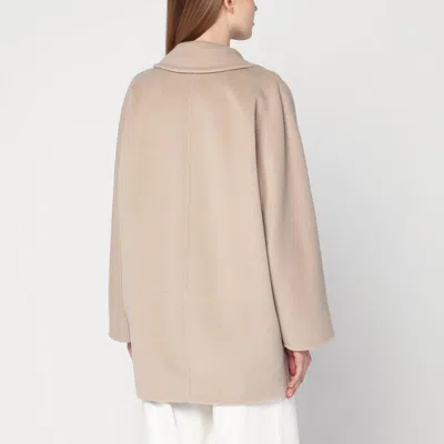 Max Mara 101801 Icon Short Coat In Écru