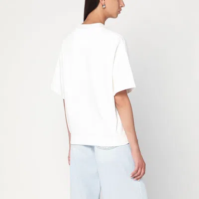Anine Bing Jay Bing White Cotton Sweatshirt
