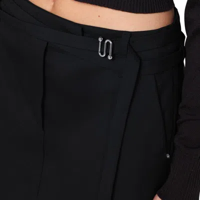 Sportmax Black Mini Skirt In Wool