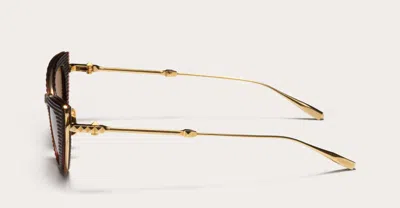 Valentino Eyewear Cat-eye Sunglasses In Brown