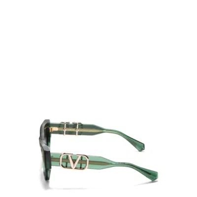 Valentino Eyewear Cat-eye Sunglasses In Green