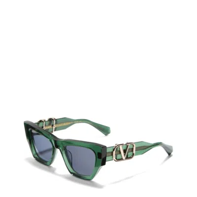 Valentino Eyewear Cat-eye Sunglasses In Green